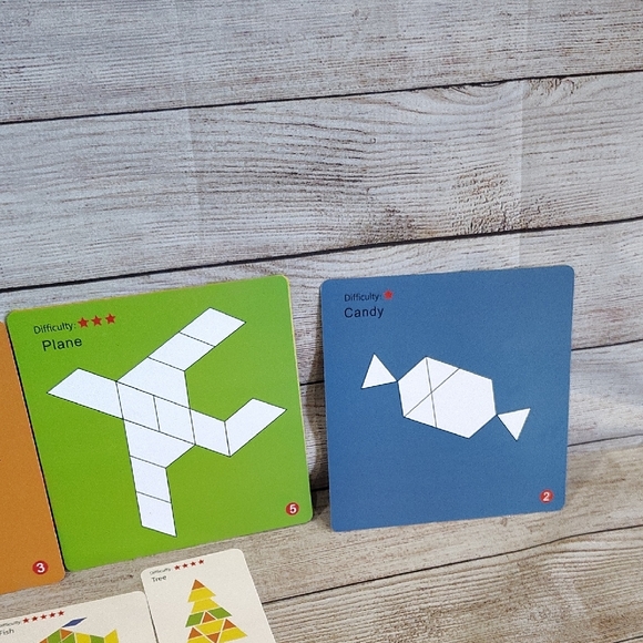 Colorful Geometric Pattern Blocks - Picture 8 of 16